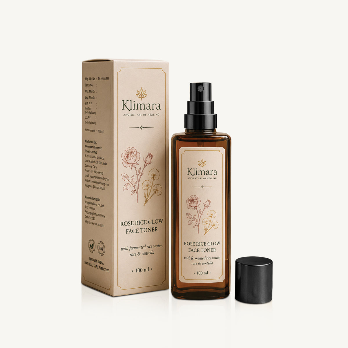 Rose Rice Glow Face Toner