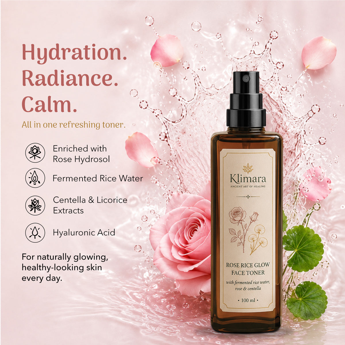 Rose Rice Glow Face Toner