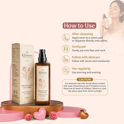 Rose Rice Glow Face Toner